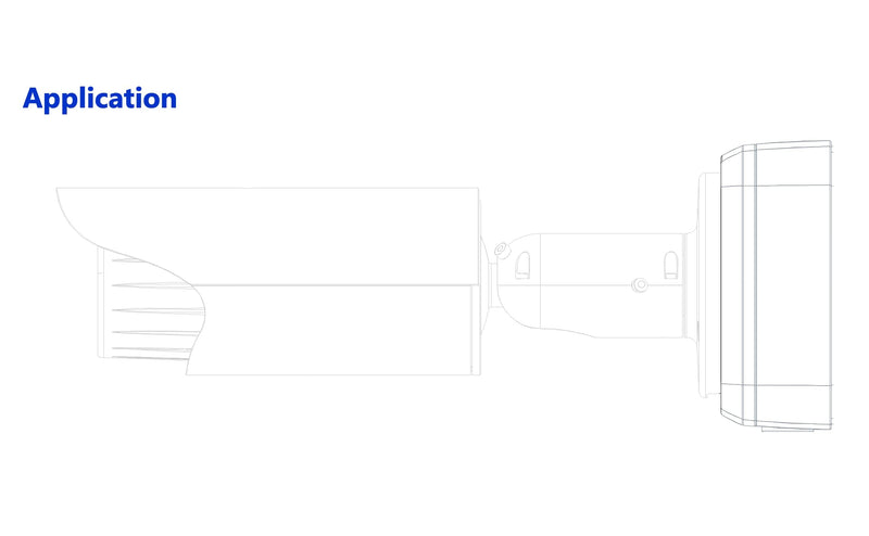 PFA122 Water-Proof Aluminum Junction Box for Dahua Bullet Security Cameras, White