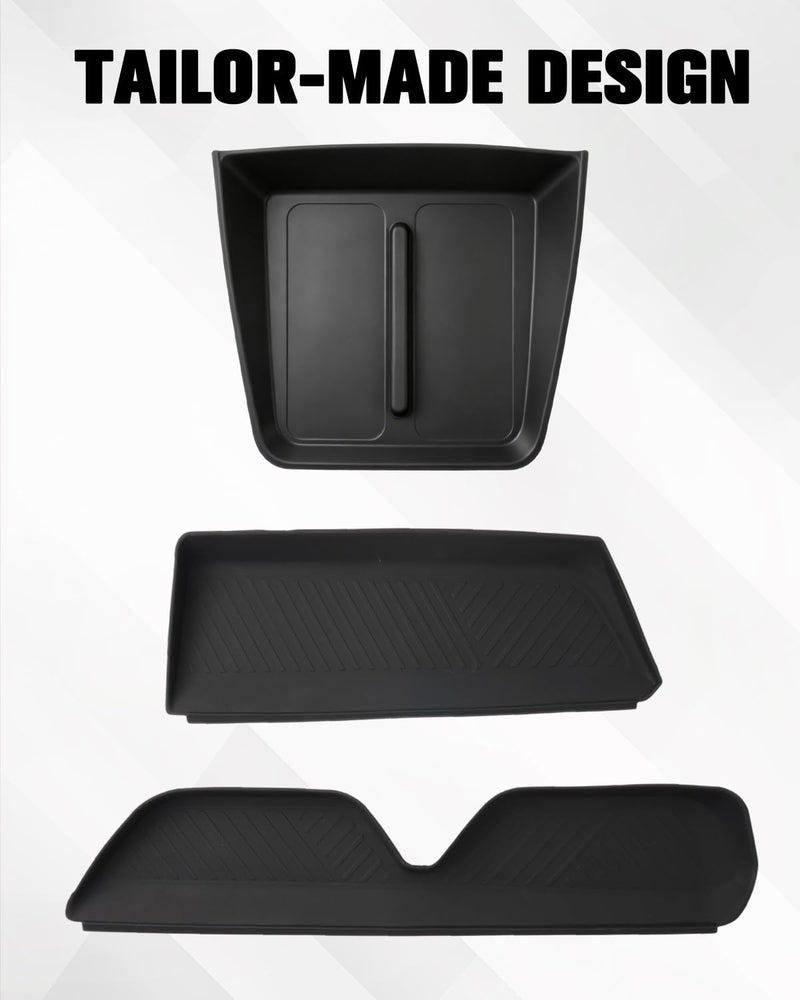 YEE PIN 2027 Chevy Bolt Charging Mat Passenger Compartment Mat Center Console Wireless Charging Silicone Pad for 2027 Bolt LT/RS Non-Slip Protective Pad for 2027 Chevy Bolt Accessories Bolt 2027 Mats (3 Piece)