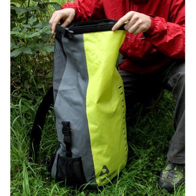 Aquapac Heavyweight 28L Waterproof Toccoa Backpack, UK Made, Travel Essential, 5 Year Warranty, Hiking, Mountain Biking Acid Green