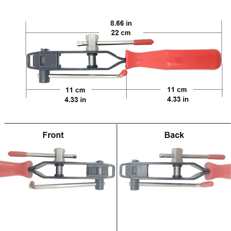 CV Joint Banding Boot Axle Clamp Tool with Universal Adjustable Drive Shaft CV Boot Band Clamps, Automotive CV Boot Clamp Pliers Axle Boot Clamps 13Pcs for Most Cars