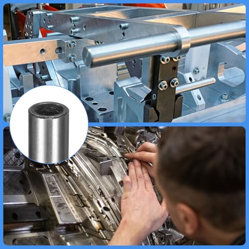 uxcell 36pcs M3, M4, M6 Internal Thread Dowel Pin 12 Sizes Chamfering Flat Carbon Steel Cylindrical Pin Bed Bookshelf Metal Devices Industrial Pins Kit M5*10-M10*100 36