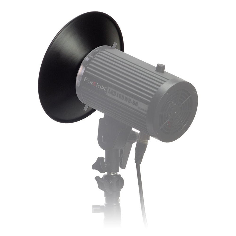 Fotodiox 8.25" Wide Angle Reflector for Balcar and Paul C Buff (AlienBees, Einstein, White Lightning) Strobe Head Lights