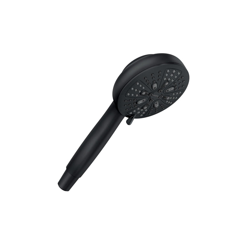 Moen Hydro Energetix Matte Black High Pressure Shower Head with Handheld Sprayer Featuring 8 Spray Settings, 200H0BL (Pack of 1)