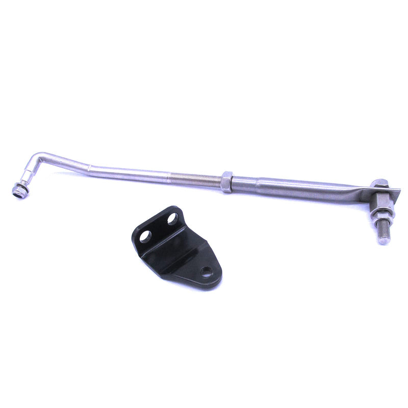 SouthMarine Boat Engine Stainless Steel Steering Tie Rod Drag Link Kit 315-395mm / 12.4-15.55in Adjustable, Include Steering Hook