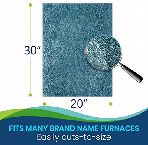 20x30x1 Cut To Fit Air Filter Media For Furnace/Air Conditioner 30" x 20" x 1"