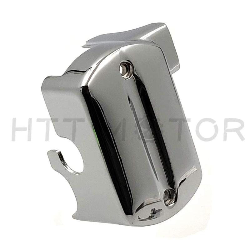 HTT Motorcycle Chrome Front Brake Fluid Master Cylinder Cover For 1998-2013 V-Star 650/2009-2013 V-Star 950/1999-2013 V-Star 1100/2007-2013 V-Star 1300