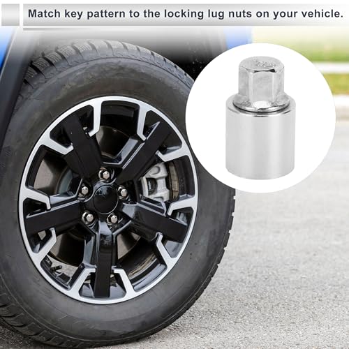 Wheel Lock Lugnut for Jeep Compass #802 Anti-theft Screw Nut Removal Key Socket 1pc 802