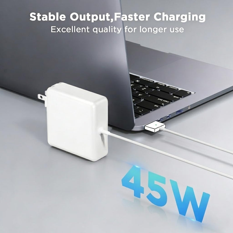 45W Charger for MacBook Air, 45W Magnetic2 T-Tip Power Adapter Charger Replacement for Mac Air 11/13 Inch(Applicable to 2012-2017) PA-45W