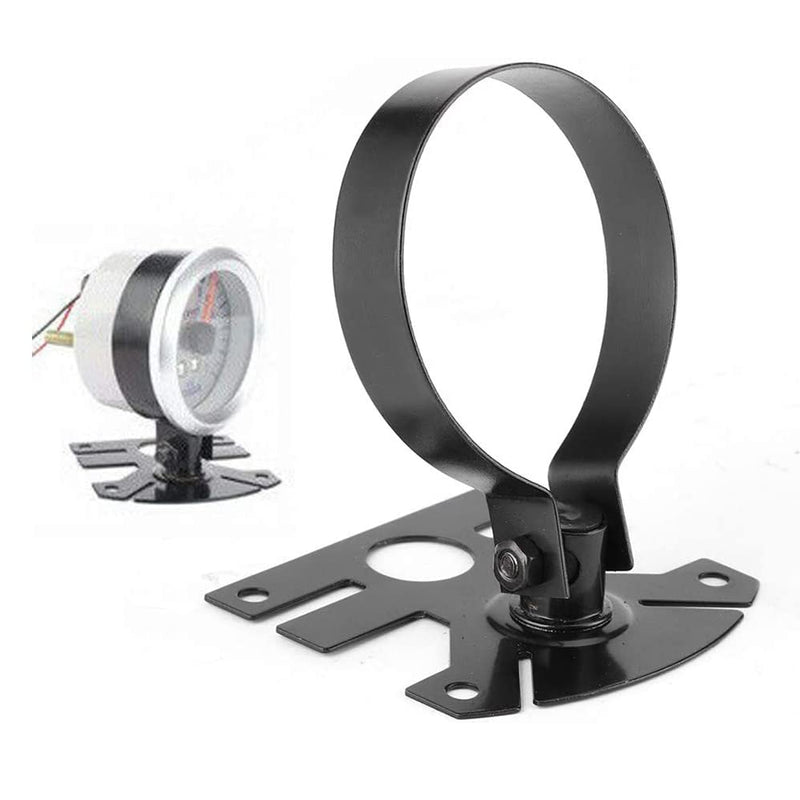 SaiDian 1Pcs Gauge Mount Bracket Single Hole 2" 52mm Adjustable Gauge Meter Pod Mount Holder Swivel Bracket for Car