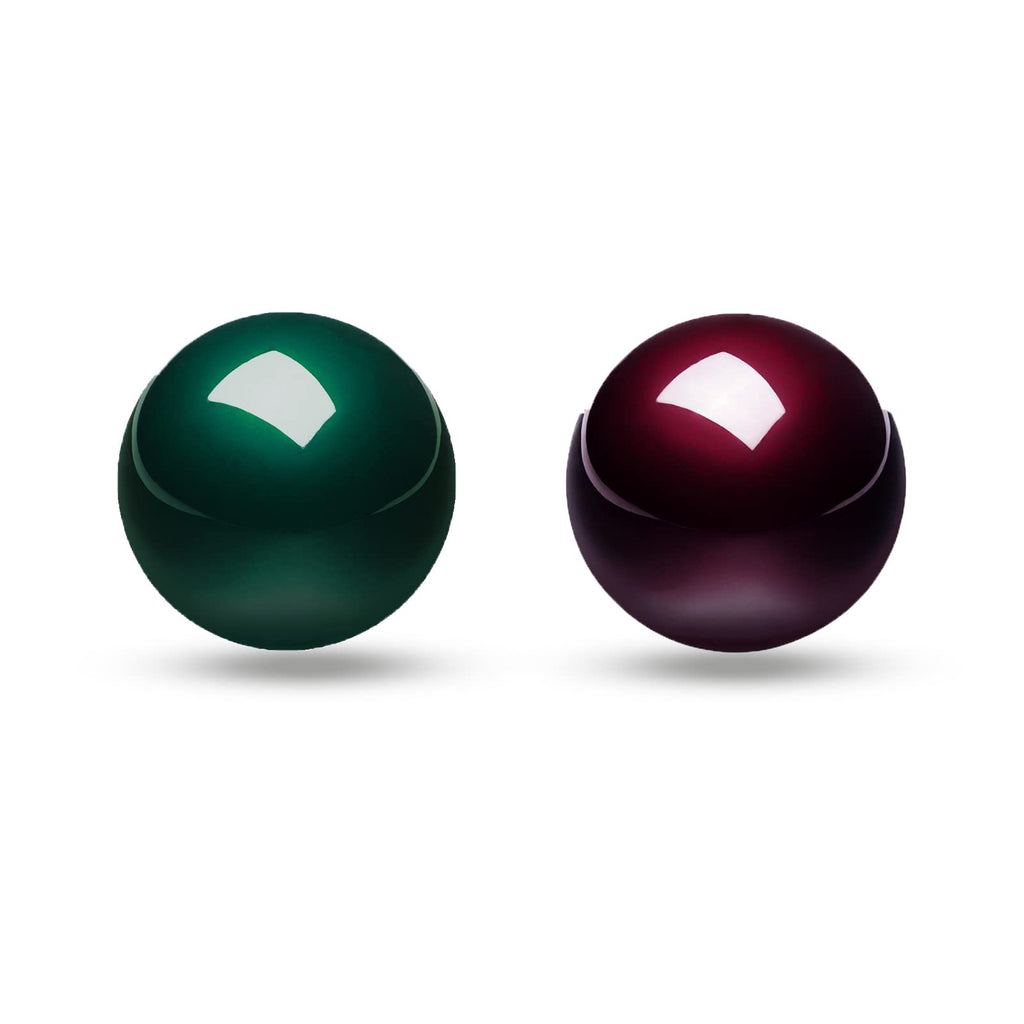 Perixx PERIPRO-303X2A 1.34 Inches Trackball 2 pcs Pack - Replacement Ball for M570, M575, PERIMICE-517/520/717/720, and Other 1.34inches Trackball Mouse - Glossy Red and Green… Red & Green