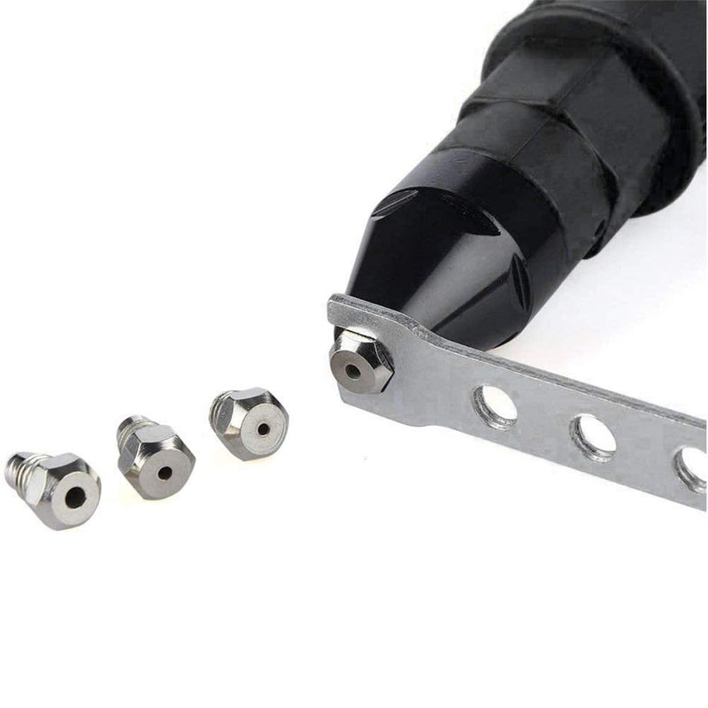 Electric Rivet Nut Tool Adapter, Cordless Drill Conversion Kit, Black