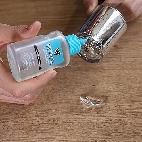 DAP Products Rapidfuse Ultra Clear All Purpose Adhesive, 1.67 Oz (7079800180) (Pack of 2) 1.67 oz (Pack of 2)