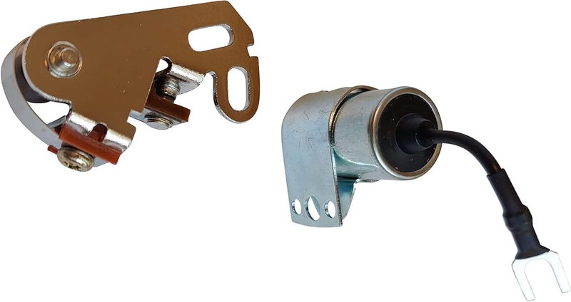 160-1154 312-0069 Generator Ignition Point and Condenser Kit, Point and Condenser Set for Onan Generator Replaces OEM 160-1154 Point, 312-0069 Condenser; Generator Replacement Parts