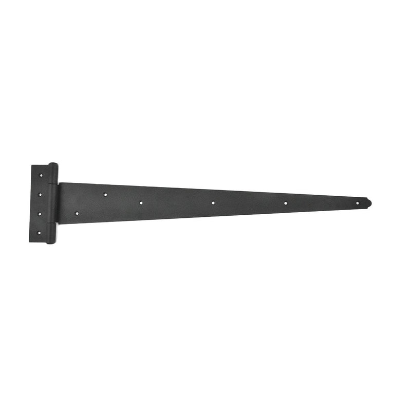 Renovators Supply Manufacturing Gate Hinges for Wooden Fences Heavy Duty 25.25 in. T Strap Hinge with Mounting Hardware Pack of 1