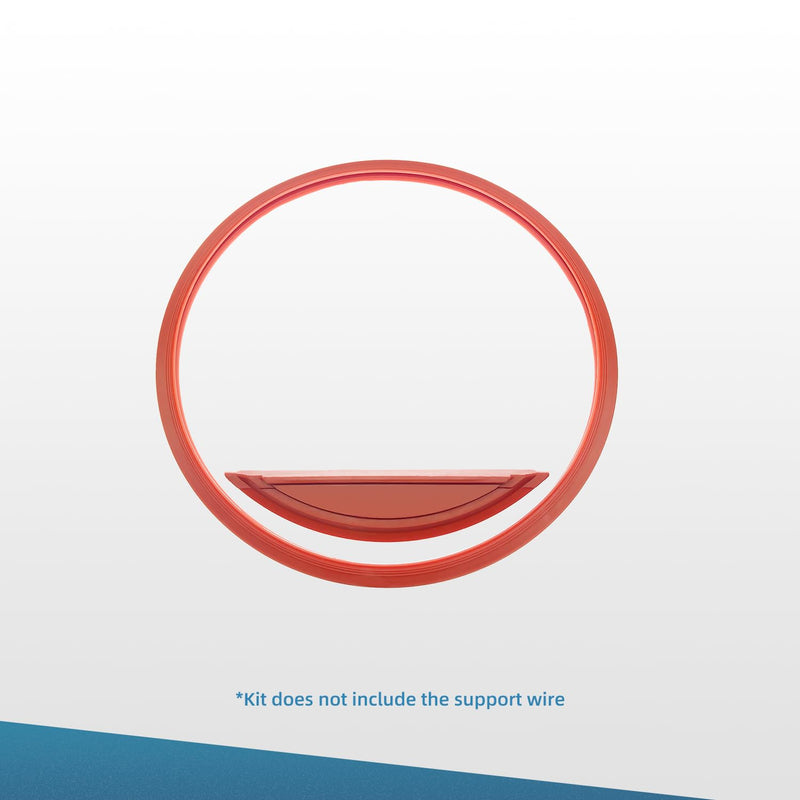 M11 Door Gasket Kit Fit for Midmark M11 Ultraclave & M11D Steam Sterilizers, Includes Door Gasket and Dam Gasket #053-0527-00# 002-0504-00, Made from 100% High Quality Synthetic Silicone