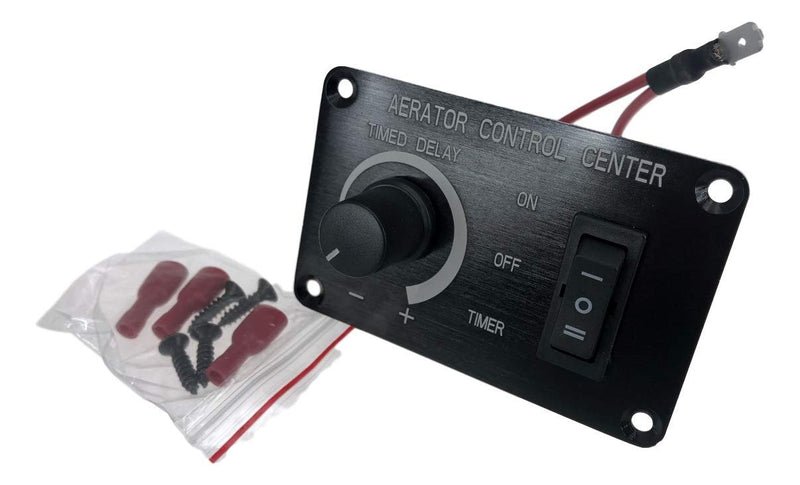 Pactrade Marine Aerator Timer Switch for Livewell Aerator Pump PRO | Custom Delay Settings | Multipurpose 12V Timer Switch for 10A Loads | Fishing Boats, Portable Bait Tanks, & More
