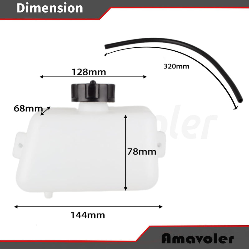 Mini Bike Gas Fuel Petrol Tank Gas Tank Aftermarket Parts Fit for 2 Stroke 43cc 45cc 47cc 49cc Quad ATV Mini Moto Kids Dirt Pit Bike Pocket Scooter.