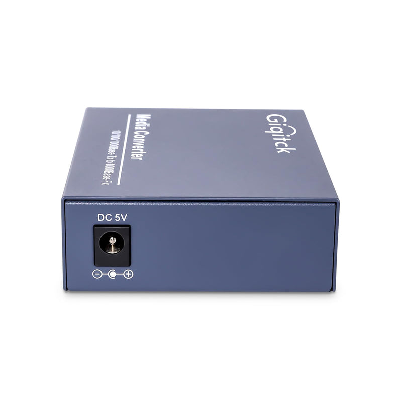 A Pair Ethernet Media Converter, 1.25G Single-Mode Dual SC Fiber Gigabit Media Converter,1x RJ45 Port and 1x SFP Port, 10/100/1000Base-Tx to 1000Base-LX (1310nm, 20km) SMF, 20km, SC x2pcs
