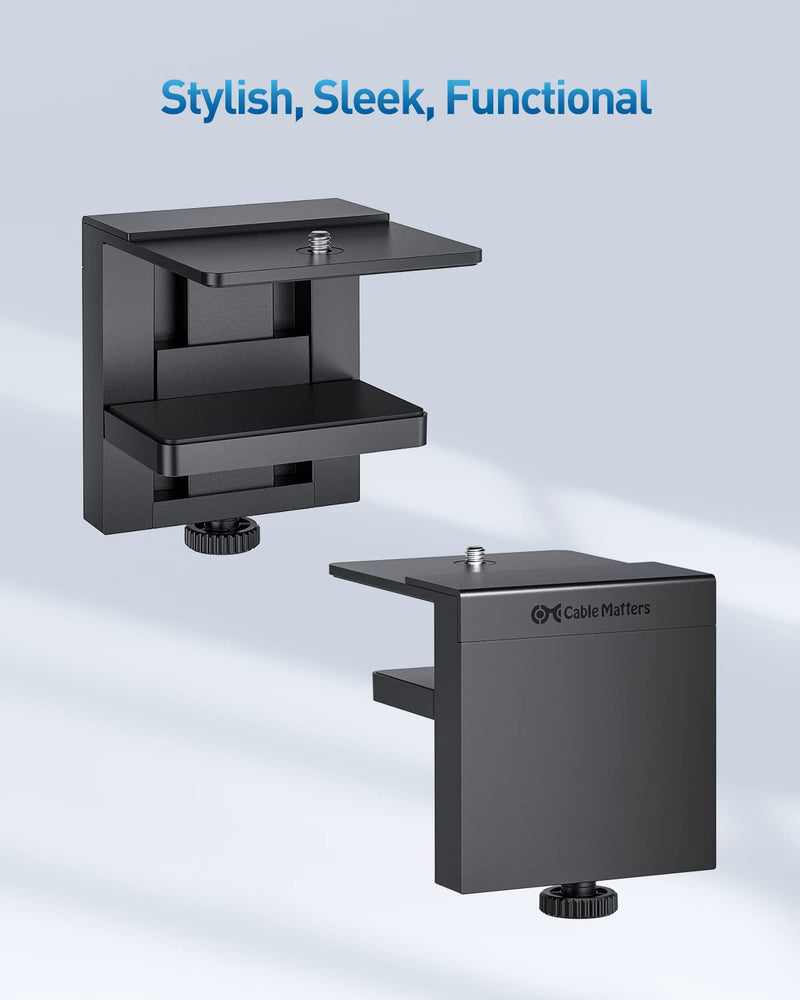 [Designed for Microsoft Surface] Cable Matters Desk Mount for Microsoft Surface Thunderbolt 4 Dock