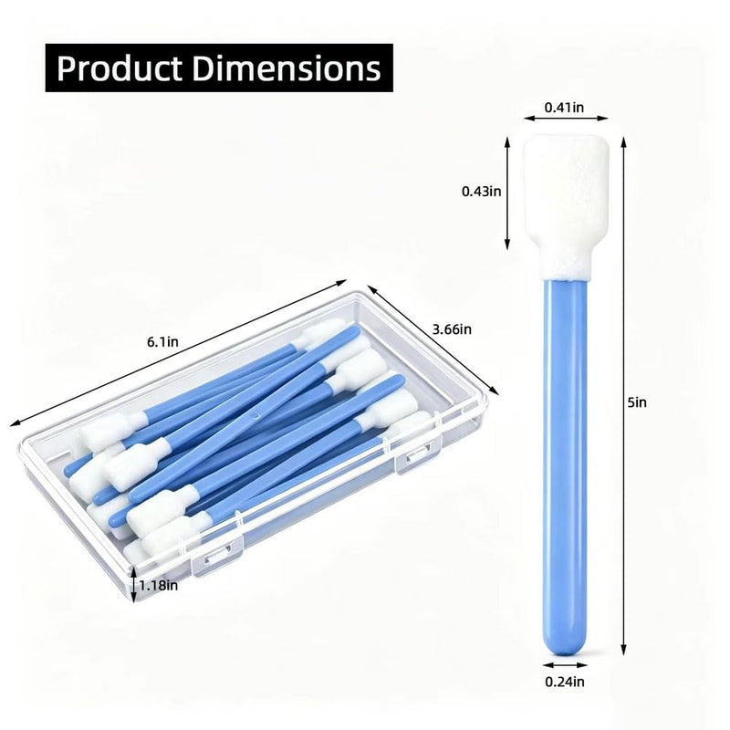 Soft Sponge Cleaning Sticks, Multi-Purpose Household Crevice Cleaner for Camera Lens, Electronic Components, Musical Instruments, Keyboard, Car Vents & Window Track Dust Removal