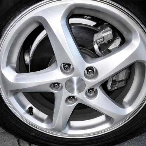 Zpana 20PCS 3/8" Bulge Acorn Lug Nuts Steel Wheel Nut Silver 3/8/Silver