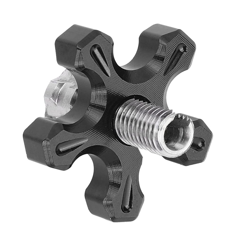 Clutch Adjustment Cable, Qiilu Motorcycle Clutch Screw,Universal CNC Aluminum Alloy Clutch Wire Adjustment Cable(Black)