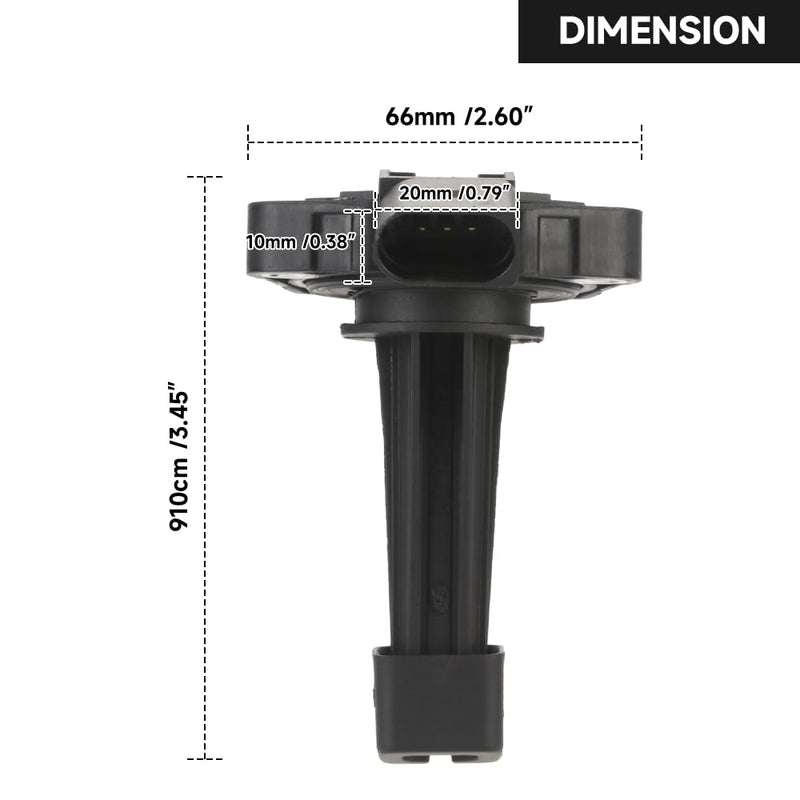 Engine Oil Level Sensor Oil Level Sending Unit - Compatible for Audi A4 2.0L A/T Quattro Avant Wagon 2009-2012 - Replace Part 03C907660H 03C907660D