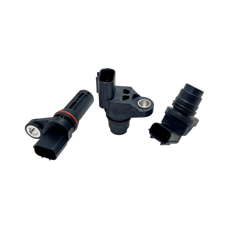 Engine Camshaft Position Sensor and Crankshaft Position Sensor 37500-RAA-A01+37510PNB003 Compatible with 2004-2008 Ac-ura TSX 2003-2007 Accord 2003-2011 Element
