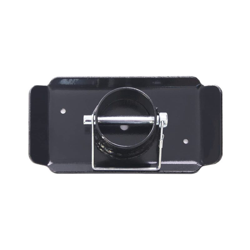 5000lbs Trailer Jack Foot Plate with Pin Base, Black