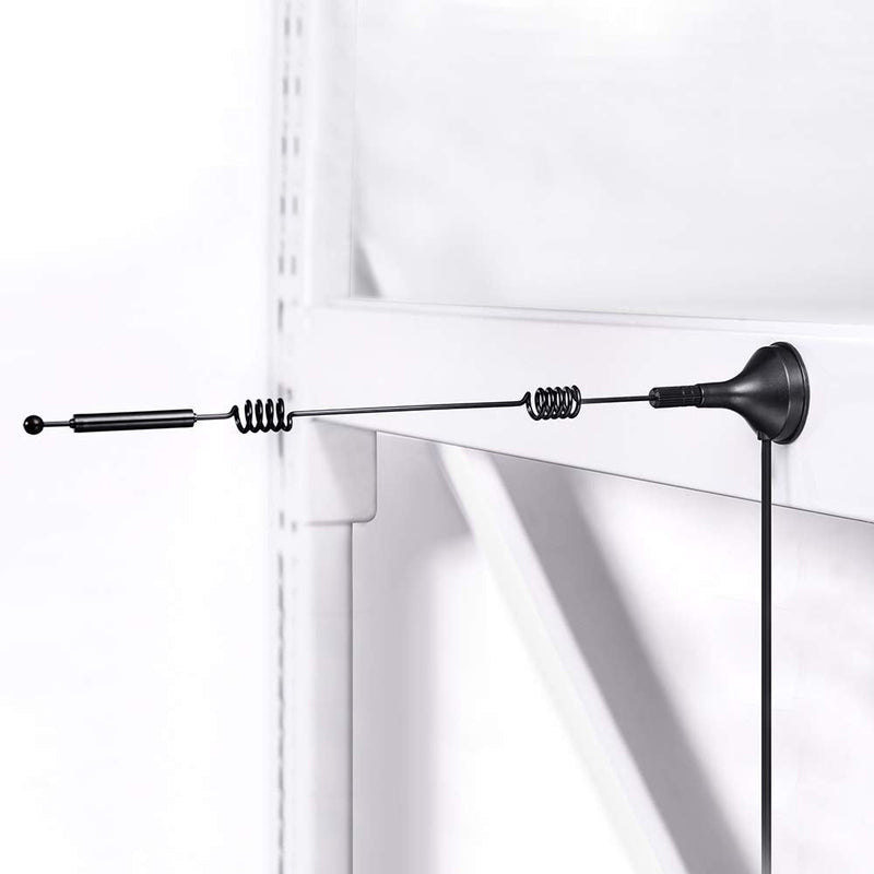 Bingfu Dual Band WiFi 2.4GHz 5GHz 5.8GHz 9dBi Magnetic Base SMA Male Antenna (2-Pack) for Wireless Vedio Security Camera Surveillance Recorder Truck Trailer Rear View Backup Camera Reversing Monitor 2-Pack [SMA] Male Antenna