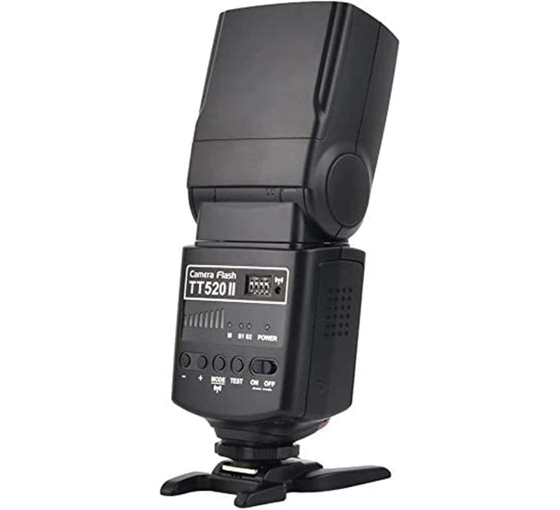 Godox TT520II Universal Hot Shoe Wireless Transmission Flash Speedlite | Built-in Receiver and RT Transmitter, Compatible for Canon Nikon Sony Olympus and Other DSLR Cameras with Standard Hot Shoe