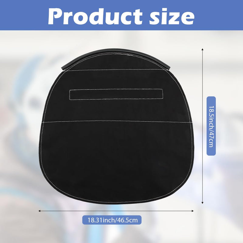Welding Helmet Cover, Helmet Extended Cover with Press Fit Seal, Full Protection Welding Hood Accessories Welding Head Cover for Most Welding Helmets,Welding Helmet Accessories Black