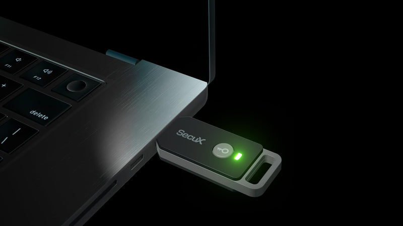 SecuX PUFido USB-C Security Key with PUF Technology, FIDO2/U2F Certified, Hardware-Rooted Unclonable Security for Passwordless Login and 2FA Authentication 1