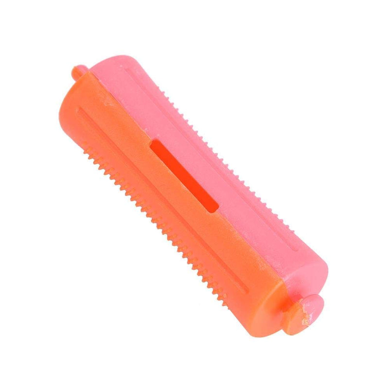 Hairdressing Perm Rods, SH-10 (9x2.4cm) Anti-Skid Hair Rollers for Hairdressing Hair Styling Heat Perm Wave Rod with Rubber Band for DIY Hair Styling and Curling | Thickened Anti‑Slip Design, Concave Even Penetration, Comfortable Grip, 6Pcs Set, Univer...