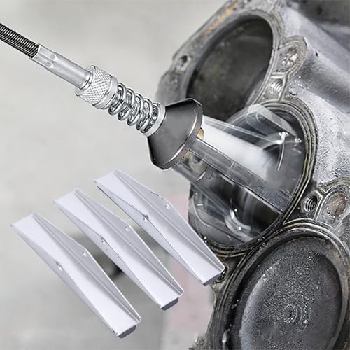 Marhynchus 4 Inch 320 Grit Engine Cylinder Honing Stone with 3Jaw Flex Hone,Cylinder Hone Stones for Automotive Engine Rebuilding, Motorcycle, Engine Cylinder Replacement