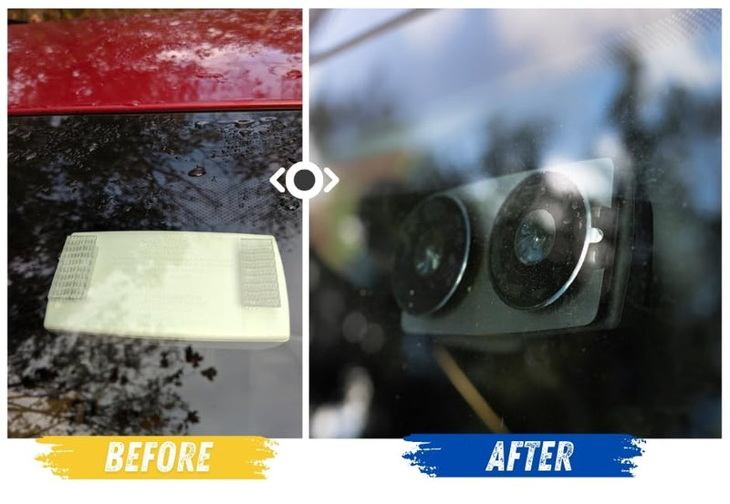 EZ Pass Cover + Holder with Super-Strong Suction Cups. Compact All-Black Look Inside & Outside Your Windshield for Your E-Z Pass and I-Pass