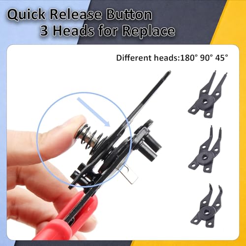 850Pcs C clip External Retaining Rings Snap Rings Assortment(M3-M14) and E clip Assortment Set(M1.2-M10),5Pcs Snap Ring Plier,Tweezer,24 Sizes 304 Stainless Steel Circlip Retaining Clip Stainless Steel 850PCS