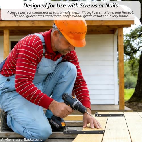 Deck Spacer Tool for 5.5-Inch Treated Wood or Composite Decking, 2 Pack