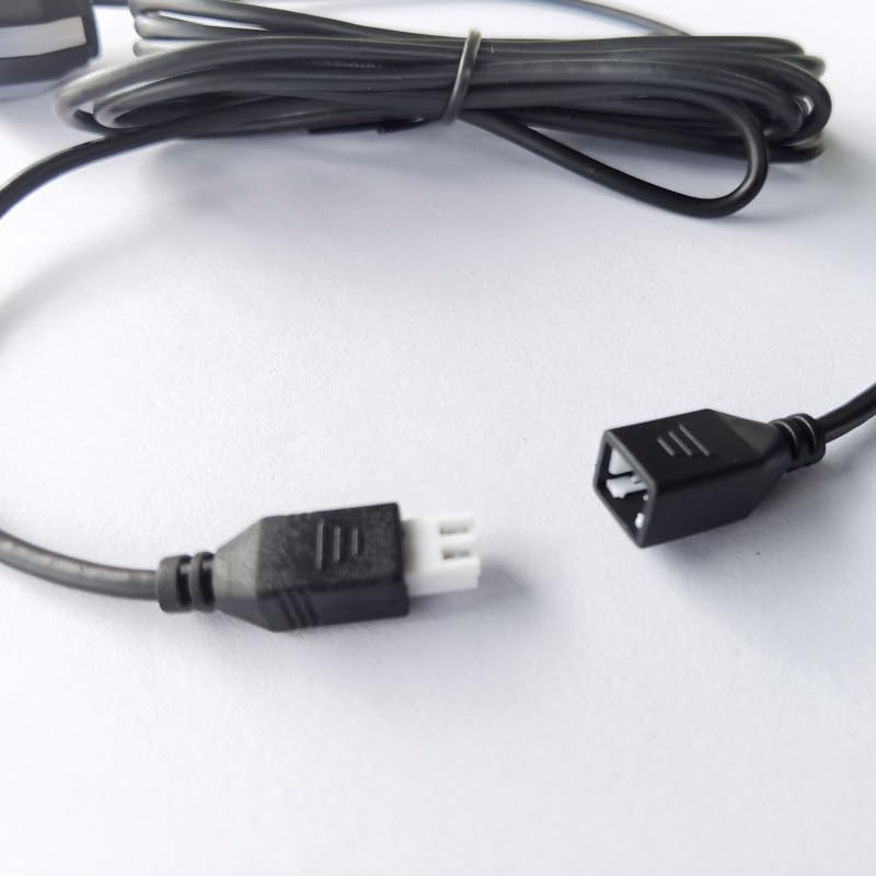 2 Pcs Parking Sensors Extension Cord Parktronic Backup Radar 2 Pin Cable Line Kit for Car Auto Vehicle