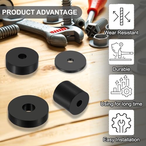 PATIKIL Multi Purpose Rubber Spacer 16Pcs 18mm ID x 35 OD x 13mm T 18mm x 35 x 13mm
