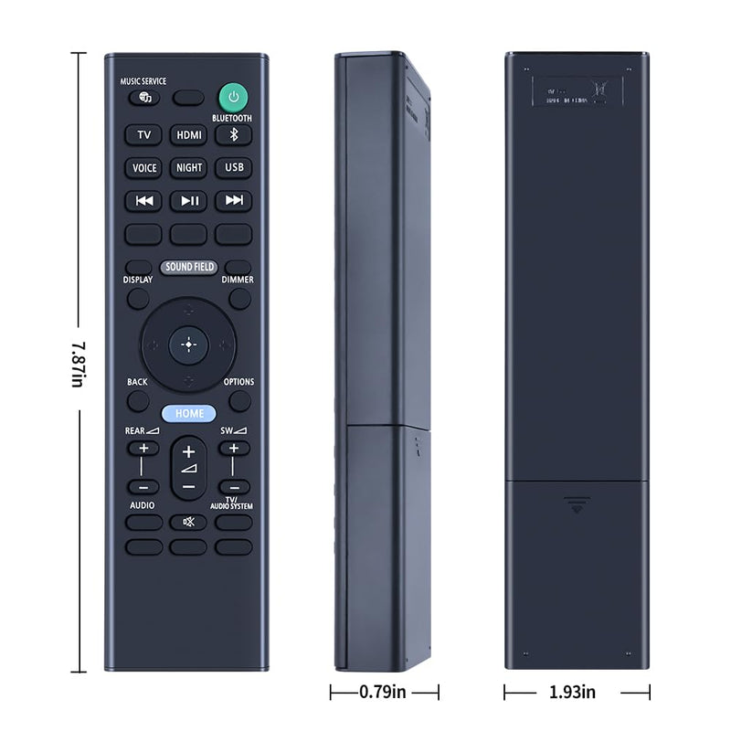 RMT-AH510U 1-011-152-11 Replacement Remote Control fit for Sony Soundbar HT-A5000 RMTAH510U Sound Bar Speaker System RMT-AH510U