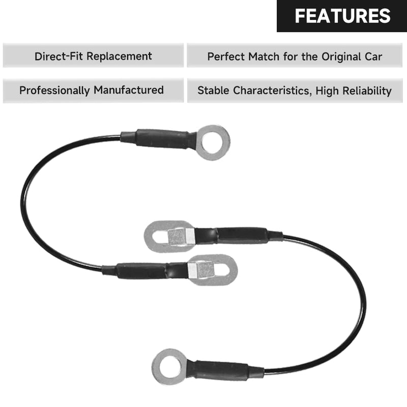 Rear Tailgate Lift Support Cables Tailgate Lift Support Straps - Compatible for Chevrolet C1500/K1500 1988-1999 for Chevrolet C2500/C3500/K2500/K3500 1988-2000