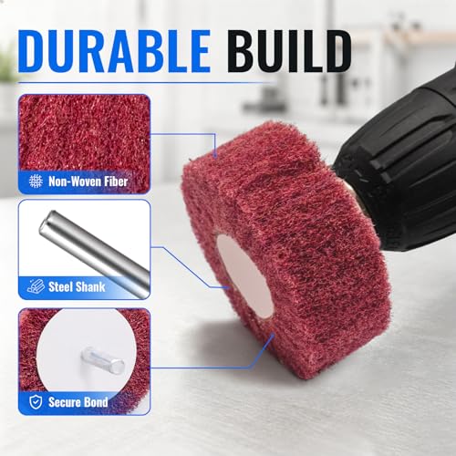 10 PCS Scouring Pads Abrasive Buffing Polishing Wheel Drill Polishing kit