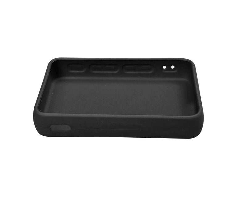 Matte Black Shell Case with Tempered Glass Screen Protector for HiBy R1