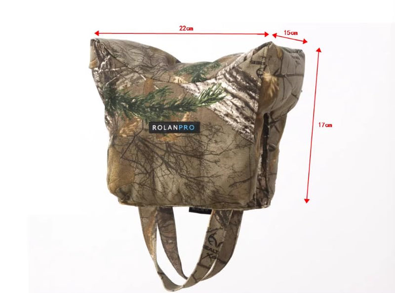 Rolanpro Lens Window Pillow Photography Bean Bag Window Bag for Telephoto Lens #23 Samll Jungle Waterproof【Empty】 #23 small brown jungle waterproof