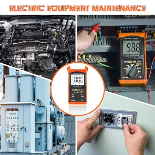 Digital Megohmmeter Insulation Resistance Tester for High-Voltage Cable