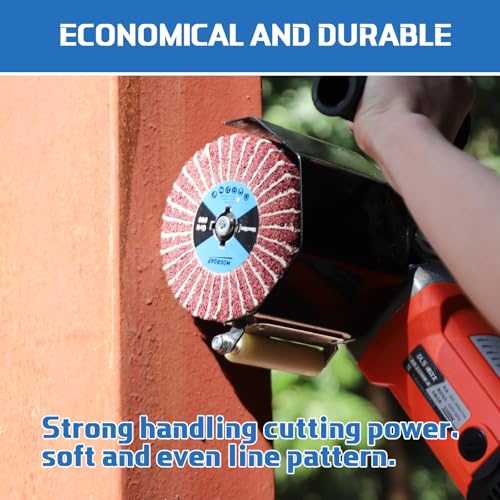 Surface Conditioning Tool 320 Grit Nylon Fiber Flap Polishing Wheel Aluminum Oxide 320 Grit with sandpaper