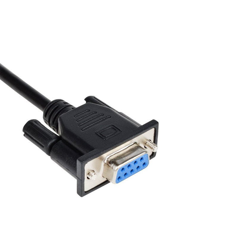 RJ45 to RS232,LFHUKEJI DB9 9-Pin Serial Port Female to RJ45 Female Cat5 Ethernet LAN Console 3.3Ft