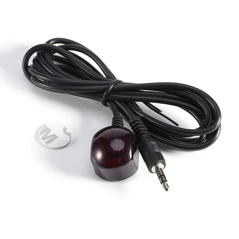 IR Receiver Extender, Universal IR Repeater with 3.5mm Plug, Infrared Remote Emitter for 38 to 56kHz AV Equipment, STB Boxes