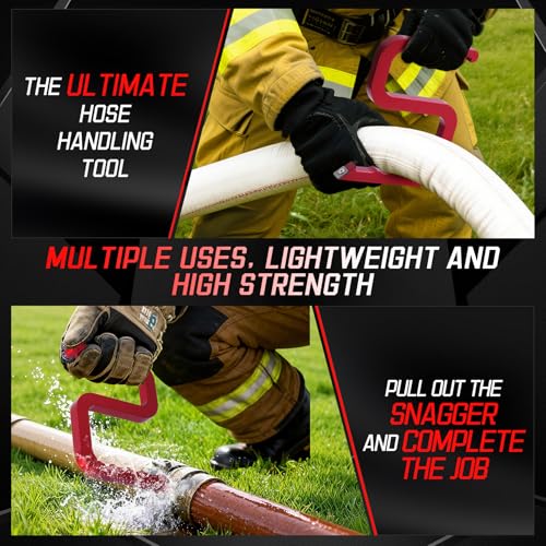 Firefighter Hose Tool for advancing a 2 1/2” or 1 3/4” Fire Hoses